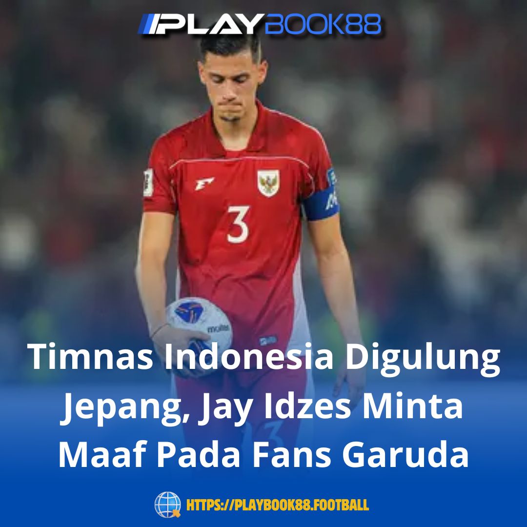 Timnas Indonesia Digulung Jepang, Jay Idzes Minta maaf ke Fans Garuda